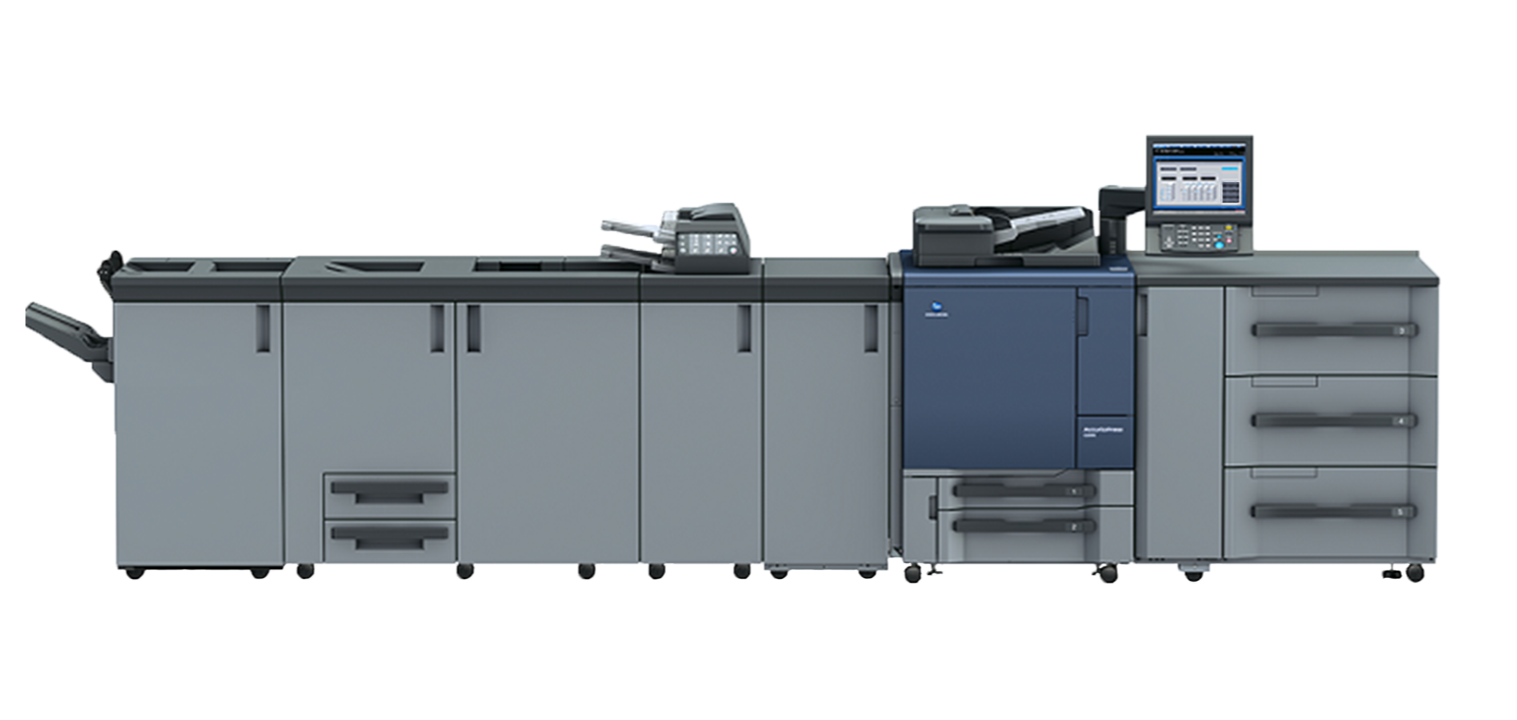 KONICA MINOLTA ACCURIOPRESS C2070 COLOR DIGITAL PRODUCTION PRESS / COPIER / SCANNER FOR SALE